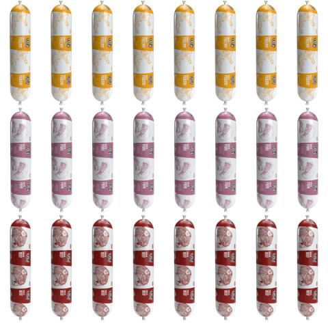 TUF TUF Bar MIX Flavours - vlhké krmivo pro psy - 24x900g - Fotogalerie 1