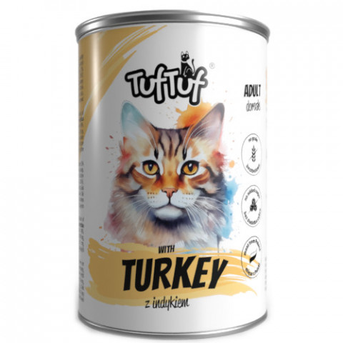 Tuf Tuf Mielonka Mix 3 příchutě - vlhké krmivo pro kočky - 24x400g - Fotogalerie 3