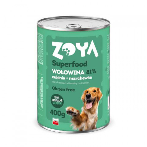 ZOYA Superfood Beef - vlhké krmivo pro psy - 400g - Fotogalerie 1