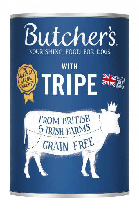 BUTCHER'S Original Tripe Mix Rumen Pate - vlhké krmivo pro psy - 400g - Fotogalerie 1