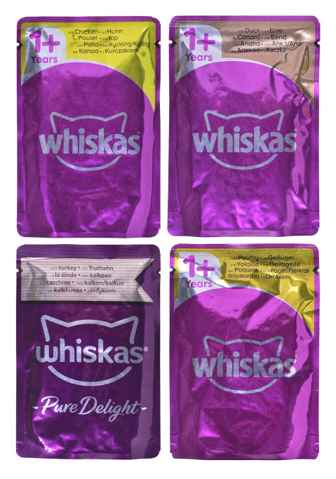 WHISKAS Pure Delight Poultry in jelly - mokré krmivo pro kočky - 40 x 85g - Fotogalerie 7