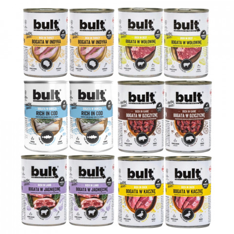 BULT MIX příchutí – mokré krmivo pro psy – 12x800g - Fotogalerie 1