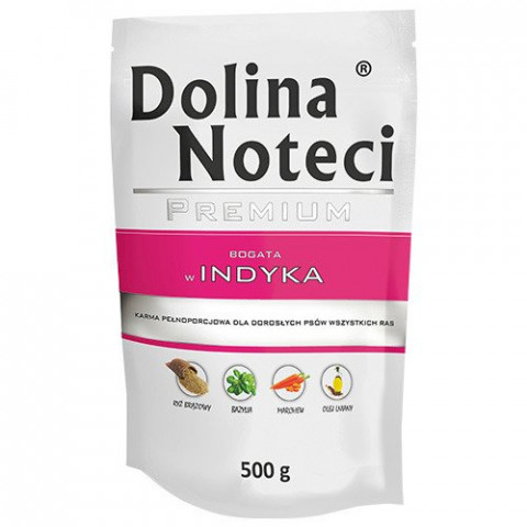 DOLINA NOTECI Premium Rich in turkey - Mokré krmivo pro psy - 500 g - Fotogalerie 1