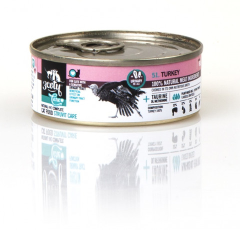 3COTY Turkey Struvite care - mokré krmivo pro kočky - 6x80g - Fotogalerie 12