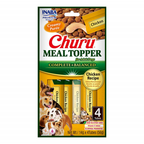 INABA Churu Meal Topper Chicken - pamlsek pro psa - 4 x 14g - Fotogalerie 1