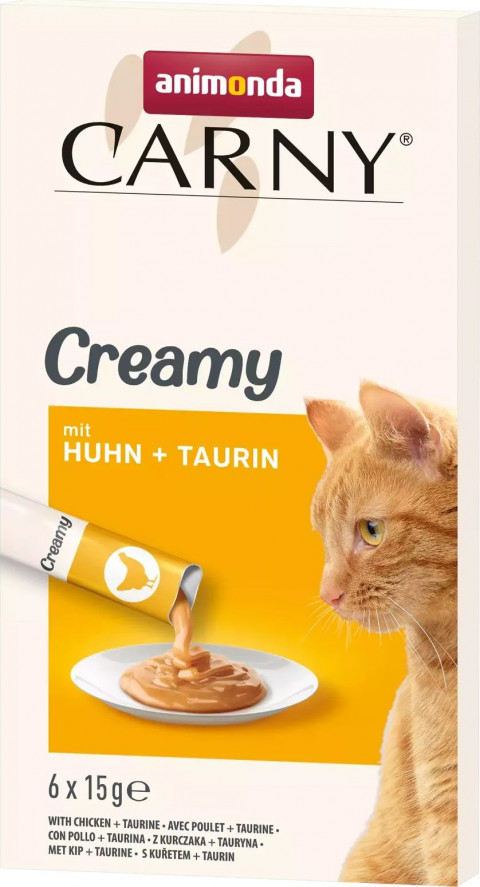 ANIMONDA Carny Chicken with taurine - pamlsek pro kočky - 6 x 15g - Fotogalerie 1