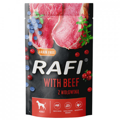 DOLINA NOTECI Rafi with beef - mokré krmivo pro psy - 500g - Fotogalerie 1