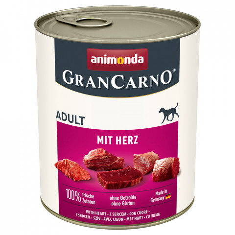 ANIMONDA GranCarno Adult with hearts - mokré krmivo pro psy - 800g - Fotogalerie 1