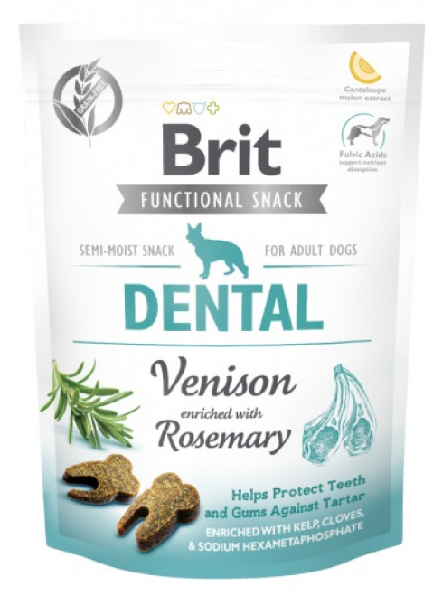BRIT Functional Snack Dental Venison - pochoutka pro psy - 150g - Fotogalerie 1