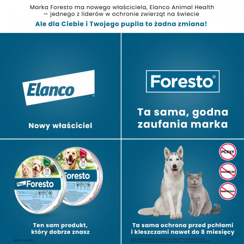 ELANCO Obojek Foresto pro psy a kočky do 8 kg - Fotogalerie 2