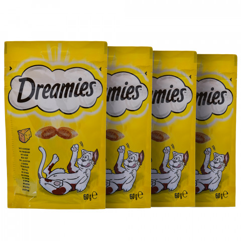 DREAMIES Variety Snack Box - pamlsek pro kočky - 12x60 g - Fotogalerie 4