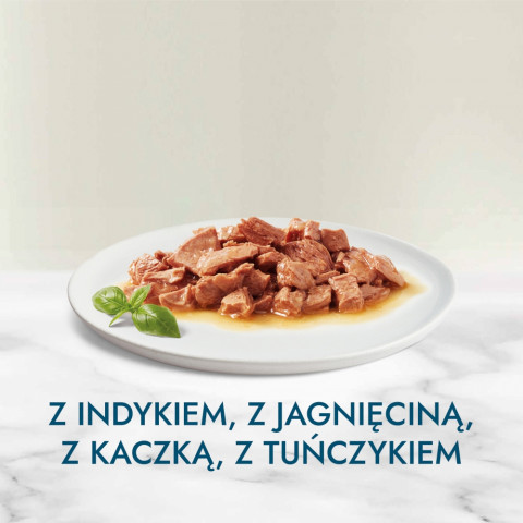 PURINA Gourmet Perle Mini fillets in sauce - mokré krmivo pro kočky - 60x85g - Fotogalerie 5