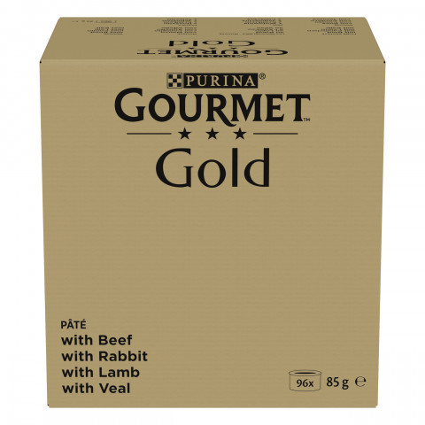 PURINA GOURMET GOLD Mousse Mix 4 příchutě - mokré krmivo pro kočky - 96x85g - Fotogalerie 1