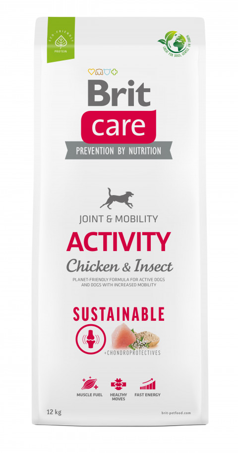 BRIT Care Dog Sustainable Activity Chicken & Insect - suché krmivo pro psy - 12kg - Fotogalerie 1