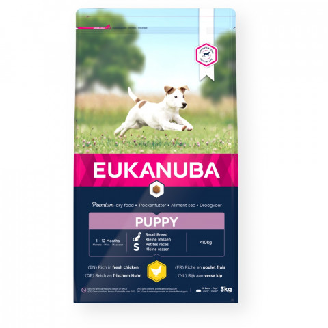 Eukanuba Growing Puppy Small Breed Štěně Kuřecí maso 3 kg - Fotogalerie 1