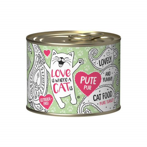 LOVE IS WHERE A CAT IS® Turkey - mokré krmivo pro kočky - 200g - Fotogalerie 2