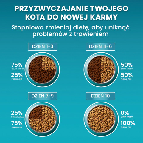 PURINA One Bifensis Coat & Hairball Chicken - suché krmivo pro kočky - 800 g - Fotogalerie 2