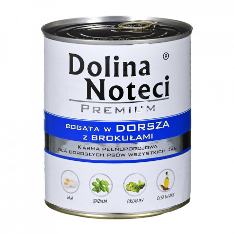  DOLINA NOTECI Premium Bohaté na tresku a brokolici - vlhké krmivo pro psy - 800 g - Fotogalerie 1