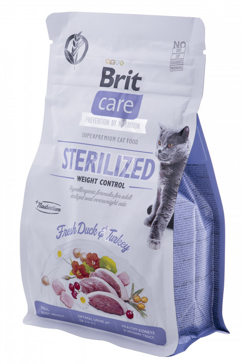 BRIT Care Grain-Free Sterilized Weight Control - suché krmivo pro kočky - 400 g - Fotogalerie 4
