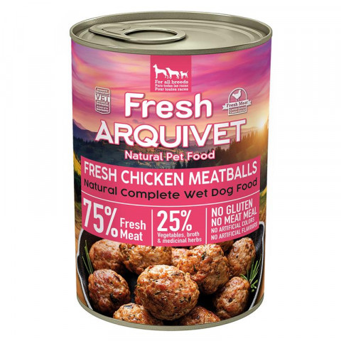 ARQUIVET Fresh Meatballs mix příchutí - vlhké krmivo pro psy - 6x400g - Fotogalerie 5
