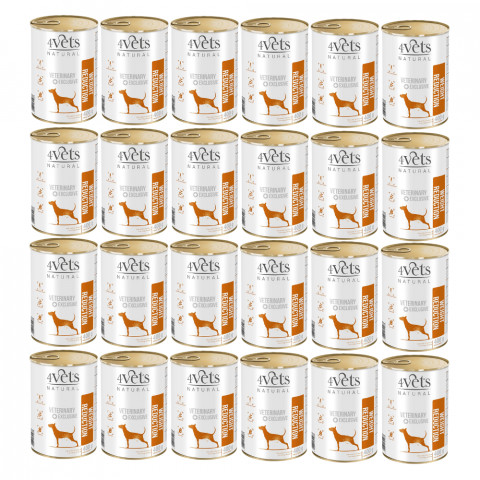 4VETS Natural Weight Reduction Dog - mokré krmivo pro psy - 24x400g - Fotogalerie 1