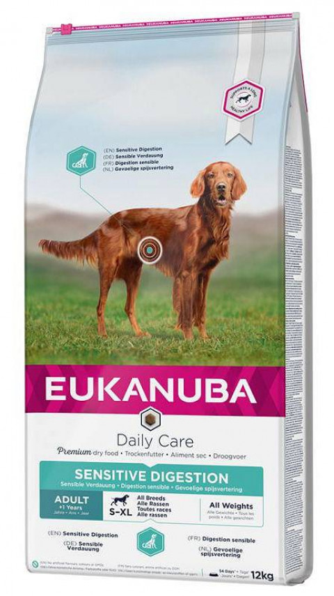 Eukanuba Daily Care Adult Sensitive Digestion - suché krmivo pro psy - 12 kg - Fotogalerie 1