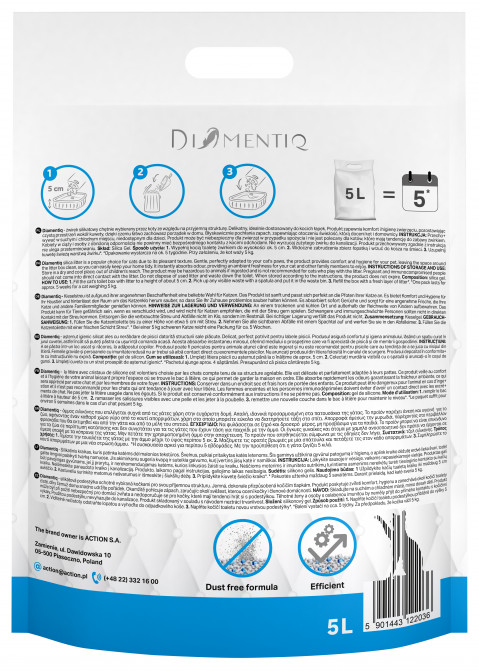 DIAMENTIQ Neutral - Stelivo pro kočky - 5 l - Fotogalerie 2