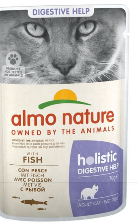 Almo Nature Functional sensitive s rybami - vlhké krmivo pro dospělé kočky s citlivými a dráždivými střevy - 70 g - Fotogalerie 1