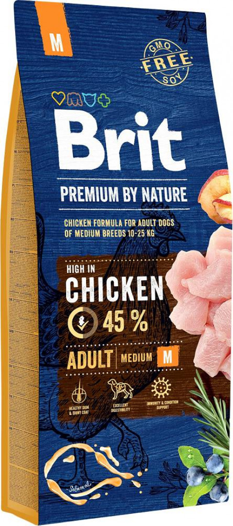 BRIT Premium by Nature Medium Chicken - suché krmivo pro psy - 15 kg - Fotogalerie 1