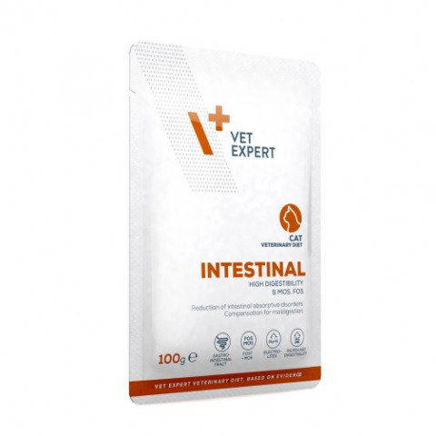 VET EXPERT Veterinary Diet Intestinal Cat - mokré krmivo pro kočky - 100g - Fotogalerie 4