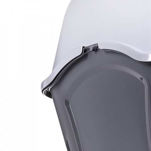 DIAMENTIQ BAYA light grey/dark grey - kočičí toaleta - 55,5 x 40 x 38,7 cm - Fotogalerie 12