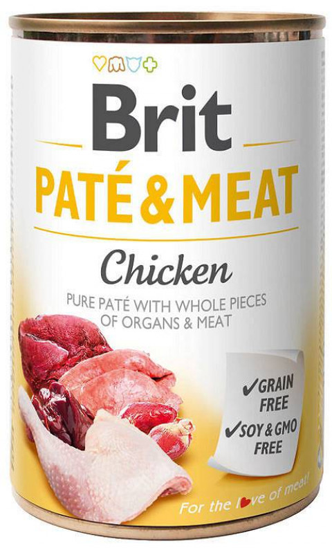 BRIT Paté & Meat Chicken - mokré krmivo pro psy - 6x400g - Fotogalerie 2
