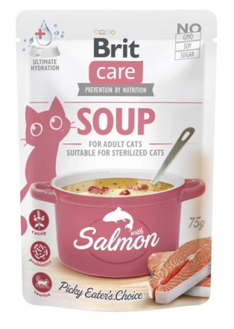 BRIT Care Soup Salmon - polévka pro kočku - 75g - Fotogalerie 1