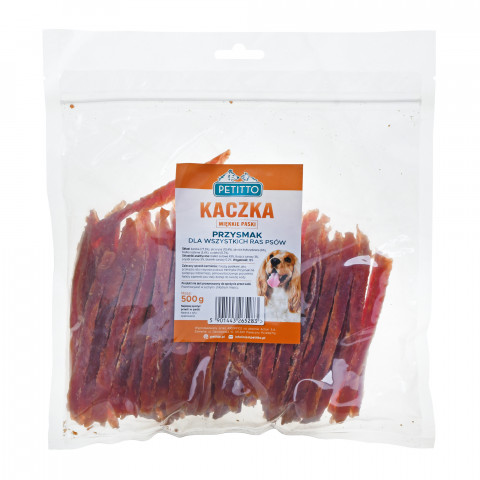 PETITTO Soft duck strips - pochoutka pro psy - 500 g - Fotogalerie 2