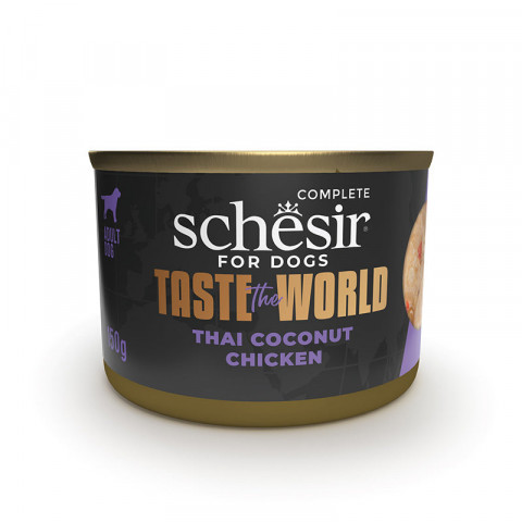SCHESIR Taste the world Chicken thai coconut - vlhké krmivo pro psy - 150g - Fotogalerie 1