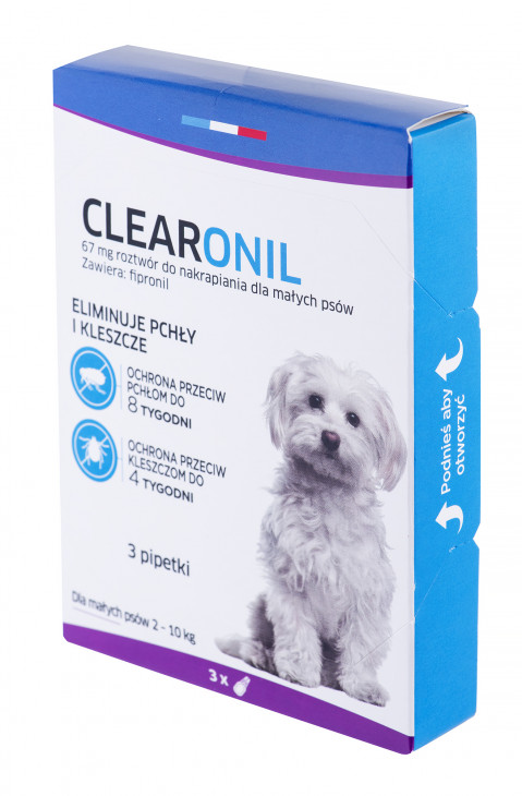 FRANCODEX Clearonil Small breed - kapky proti parazitům pro psy - 3 x 67 mg - Fotogalerie 2