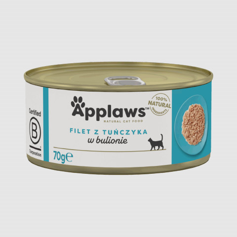 APPLAWS Tuna Filet MIX - mokré krmivo pro kočky - 12x70g - Fotogalerie 4