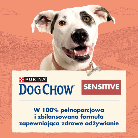 PURINA Dog Chow Sensitive Salmon - suché krmivo pro psy - 14 + 2,5kg - Fotogalerie 2