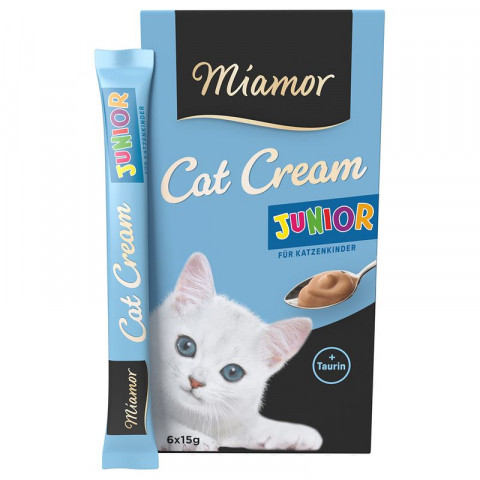 MIAMOR Cat Cream Junior - pamlsek pro kočky - 6 x 15g - Fotogalerie 1