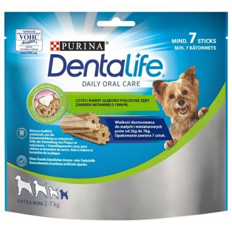  PURINA Dentalife Extra Mini - Dentální snack pro psy - 69 g - Fotogalerie 1