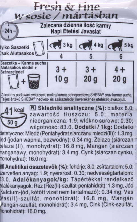 Sheba Fresh & Fine Mini rybí pokrmy v omáčce 6 x 50g - Fotogalerie 2