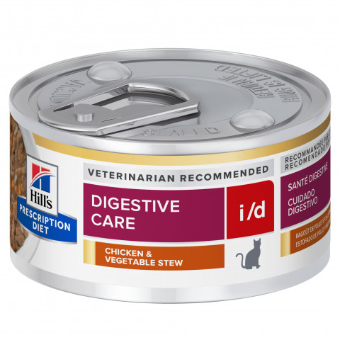HILL'S PD Diet i / d Digestive Care Chicken&Vegetables - mokré krmivo pro kočky - 82 g - Fotogalerie 1