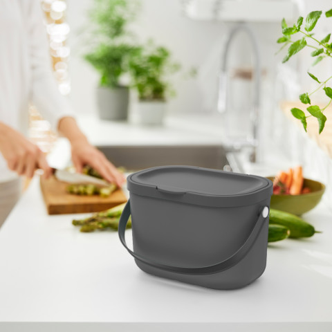 ROTHO Albula Anthracite - kontejner na třídění odpadu - 3,2l - Fotogalerie 5