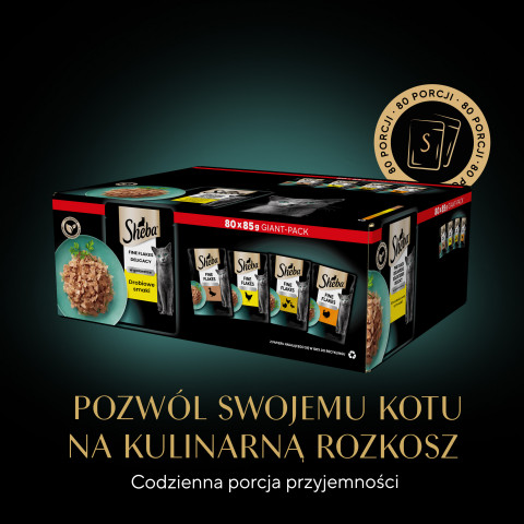 SHEBA Delicacy drůbeží příchutě v želé - vlhké krmivo pro kočky - 80x 85 g - Fotogalerie 8