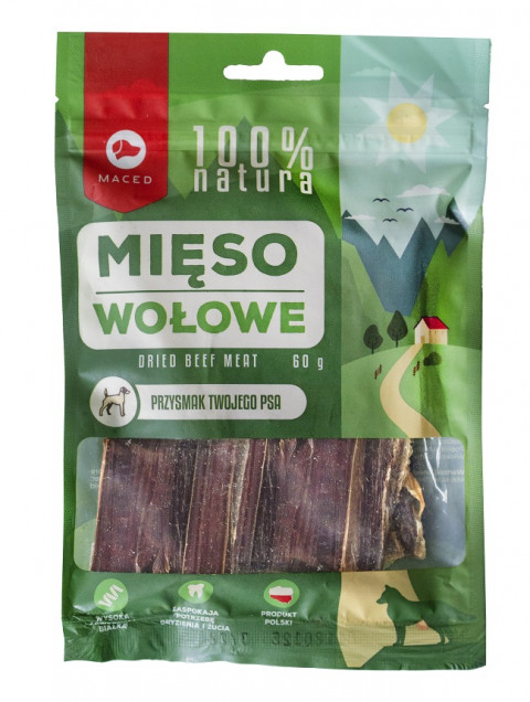 MACED 100% přírodní hovězí maso 60 g - Fotogalerie 1
