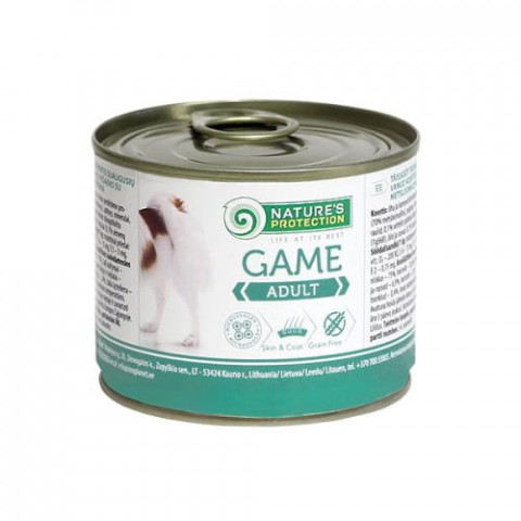 NATURE'S OCHRANA Adult Venison - vlhké krmivo pro psy - 200 g - Fotogalerie 1
