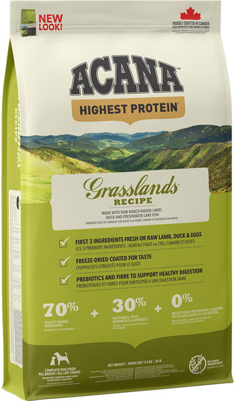 ACANA Highest Protein Grasslands - suché krmivo pro psy - 11,4 kg - Fotogalerie 1