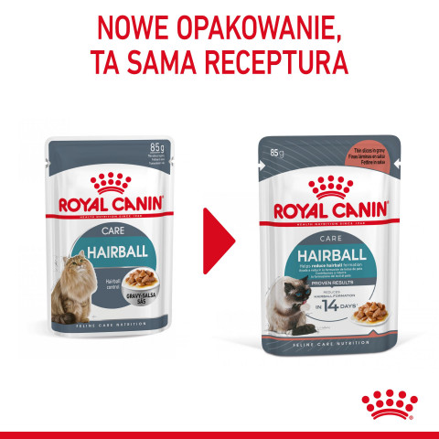 ROYAL CANIN FCN Hairball Care kousky v omáčce - mokré krmivo pro kočky - 12x85 g - Fotogalerie 3