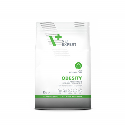 VET EXPERT Veterinary Diet Obesity Cat - suché krmivo pro kočky - 2 kg - Fotogalerie 4