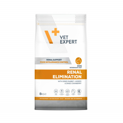 VET EXPERT Veterinary Diet Renal Elimination Dog - suché krmivo pro psy - 8 kg - Fotogalerie 4